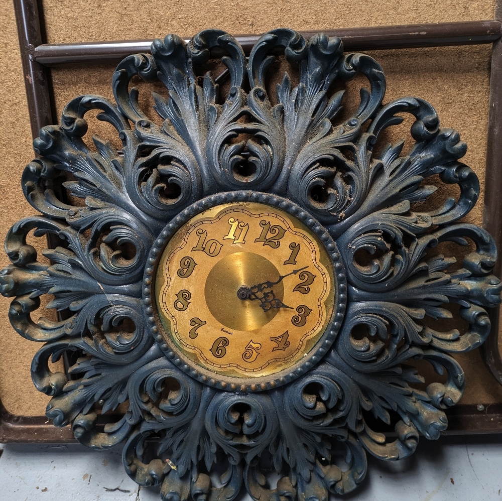 Antique burwood clock